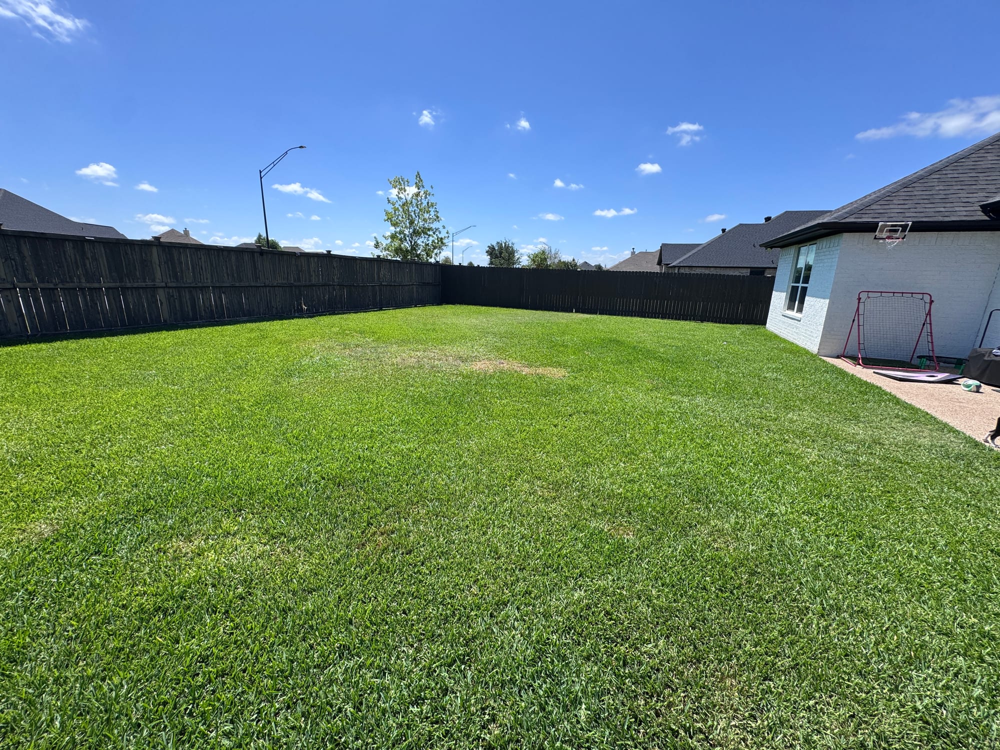 Spacious Backyard Maintenance in College Station residence